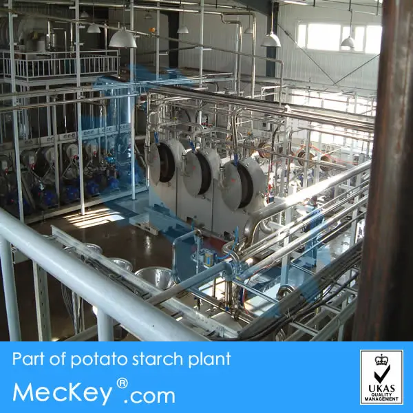 Potato starch production plant