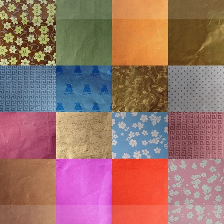 Food grade colored aluminum foil for ball chocolate