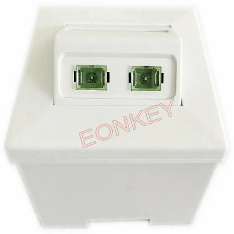 FTTH 2 port Fiber Optic Junction Box / Fiber Optic Faceplate/ ftth terminal box