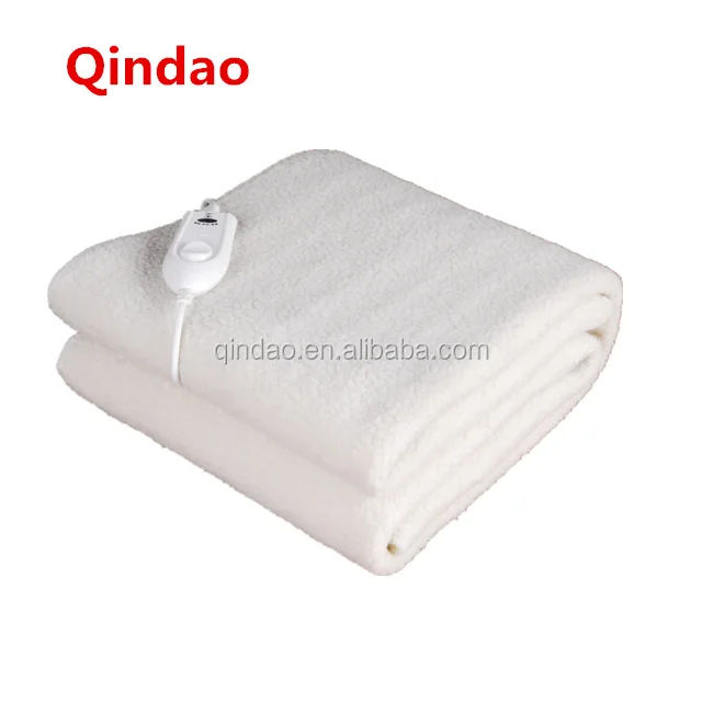 Rapid heating machine washable heating blanket fleece blanket