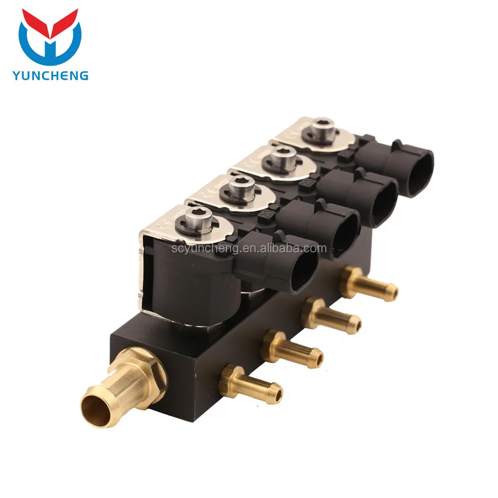 
YCI03002 3Cyl Cng Lpg Injector Rail For Gas Fuel System 
