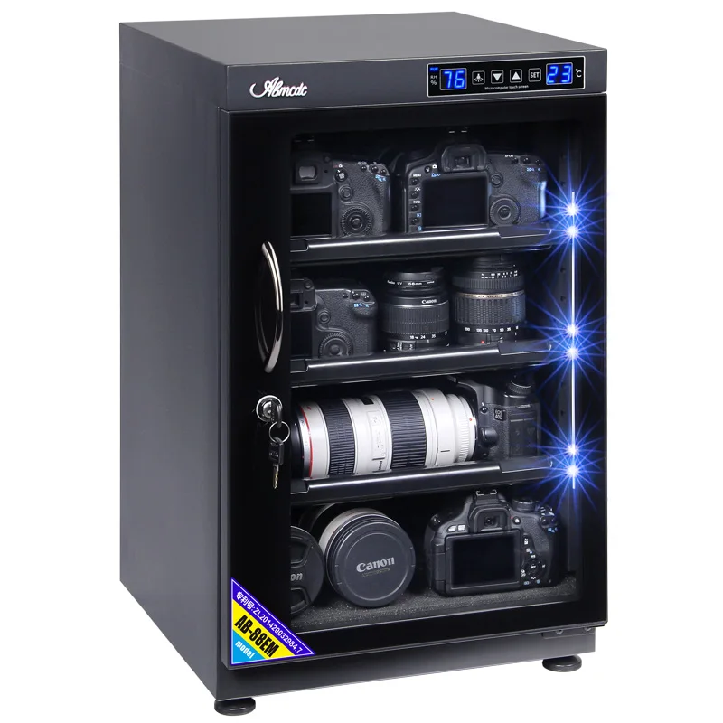 85L  electric humidity control storage dry cabinet dryer machine moisture proof dehumidifier