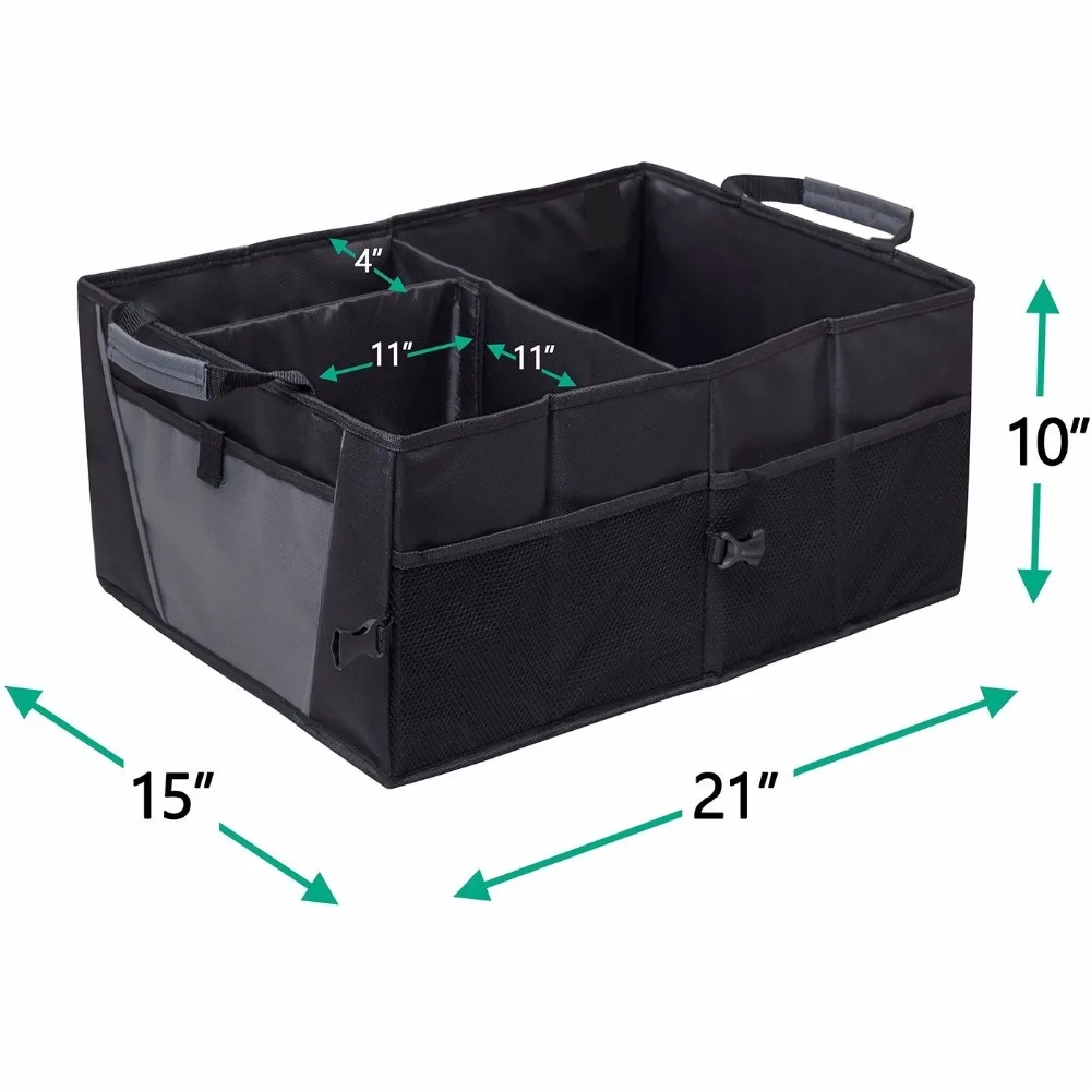 
Portable Cargo Carrier Caddy Auto Trunk Storage Organizer 