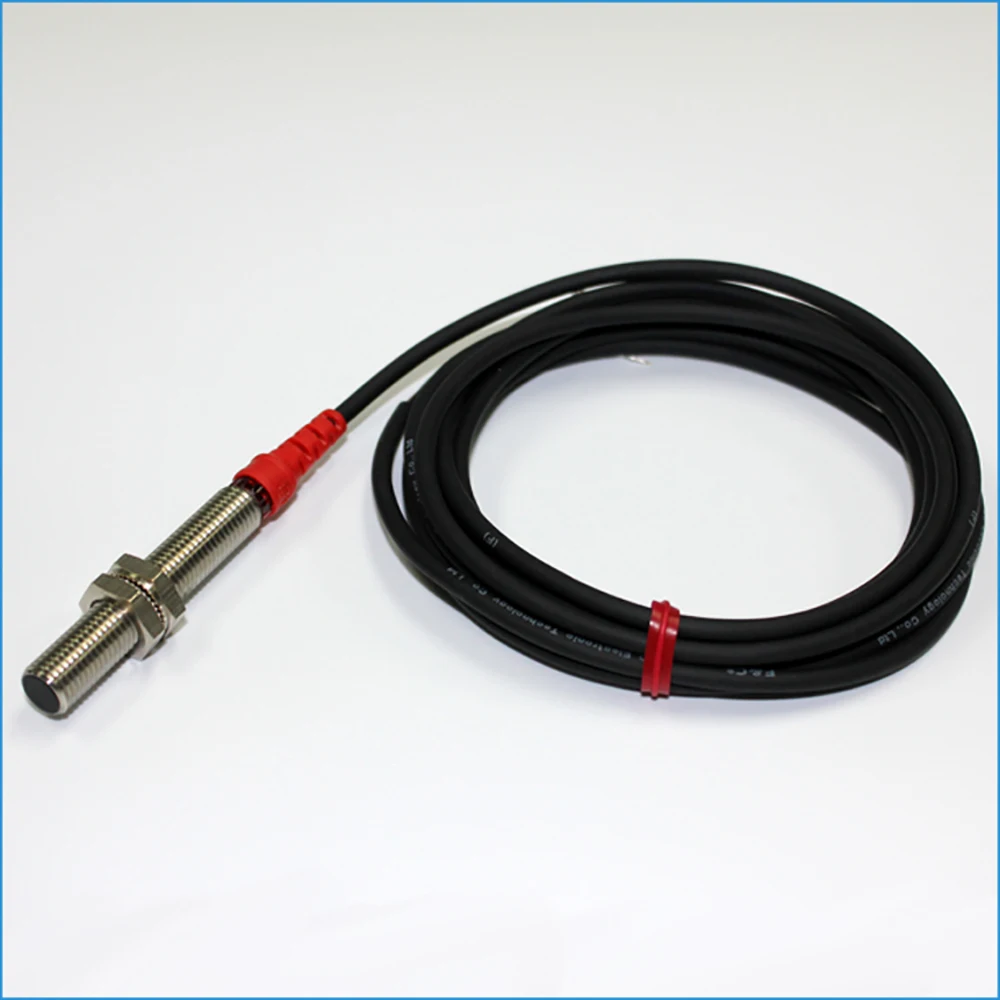 F3C-08KS01 Series M8 flush/shield 3-wires cylindrical NPN Inductance Sensors, 12~24VDC 1mm motion transducer
