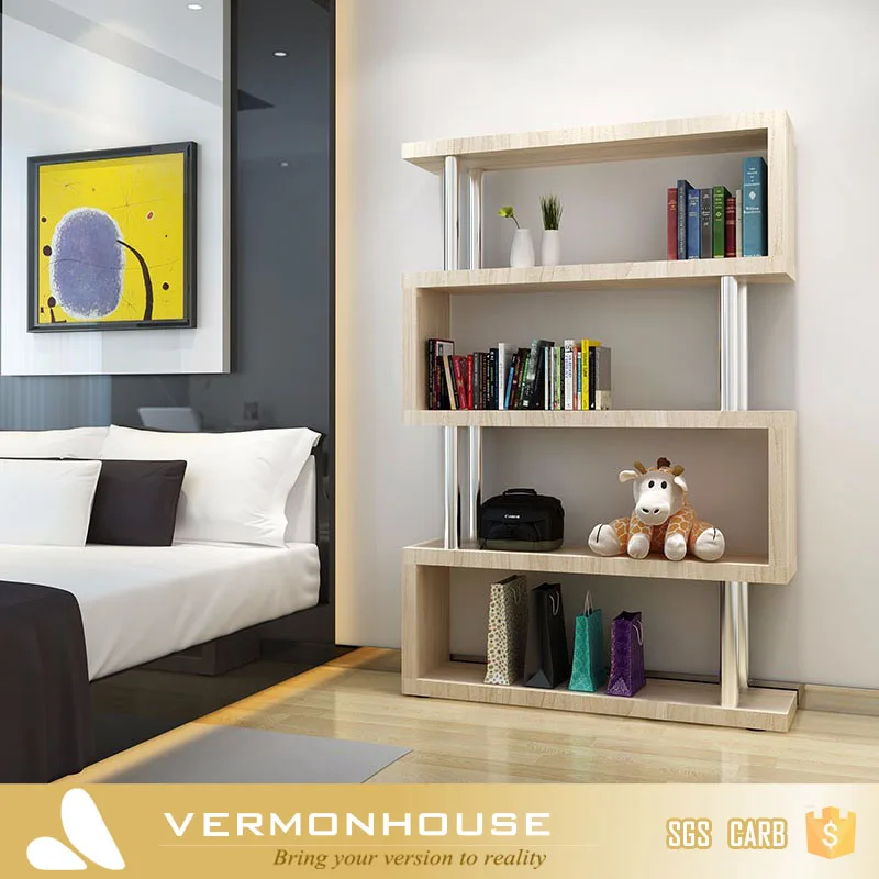 2021 Hangzhou Vermont Modern Design Desk Bookcase Combination Ladder Bookshelf Comic Book Storage Cabinet