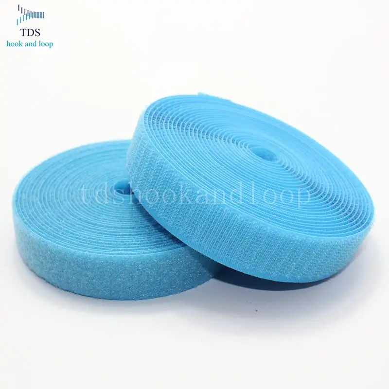 Customized colorful hook and loop tape for sewing