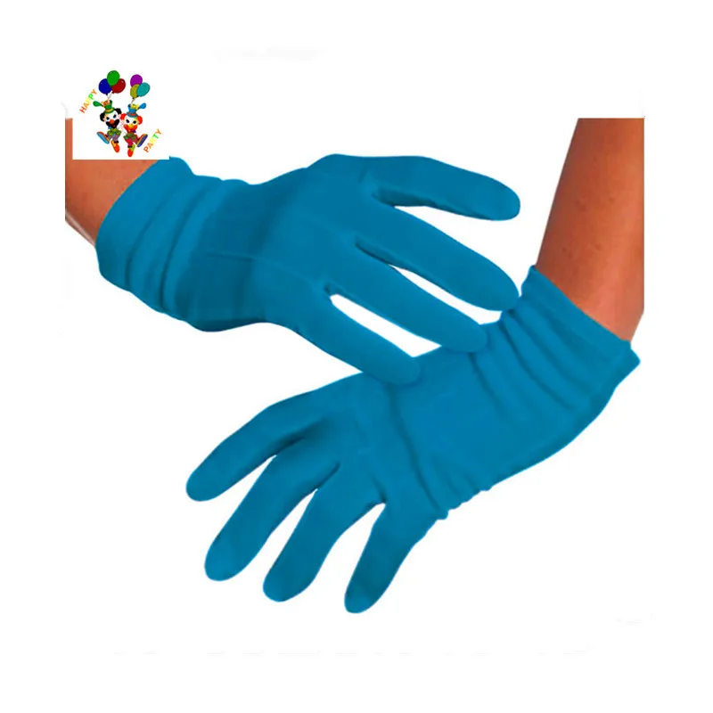 Cheap Lady Gaga Fancy Dress Costume Ladies Blue Color Short Sexy Gloves HPC-1900