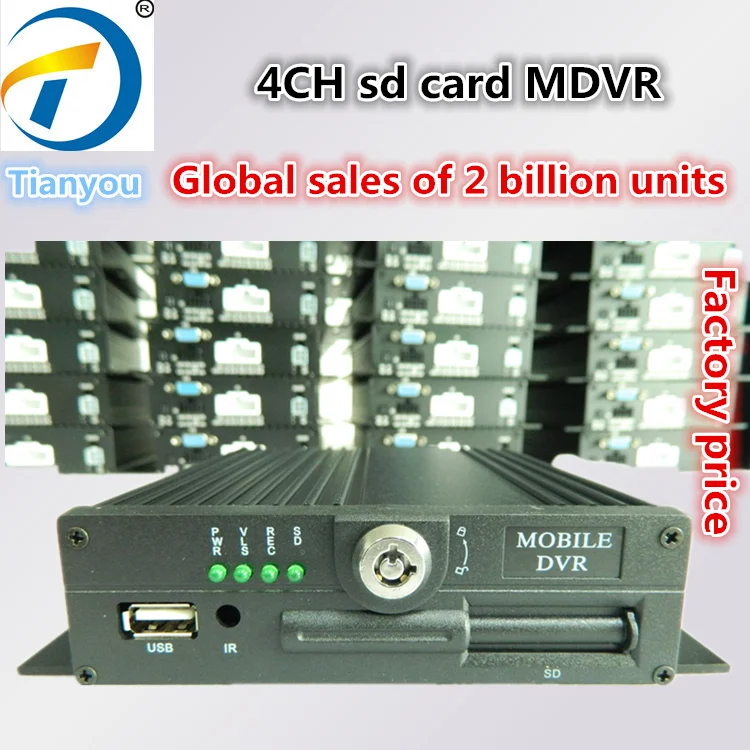 Крупнейший поставщик Фабрики 4 канала ahd камеры автомобиля мобильный видеорегистратор