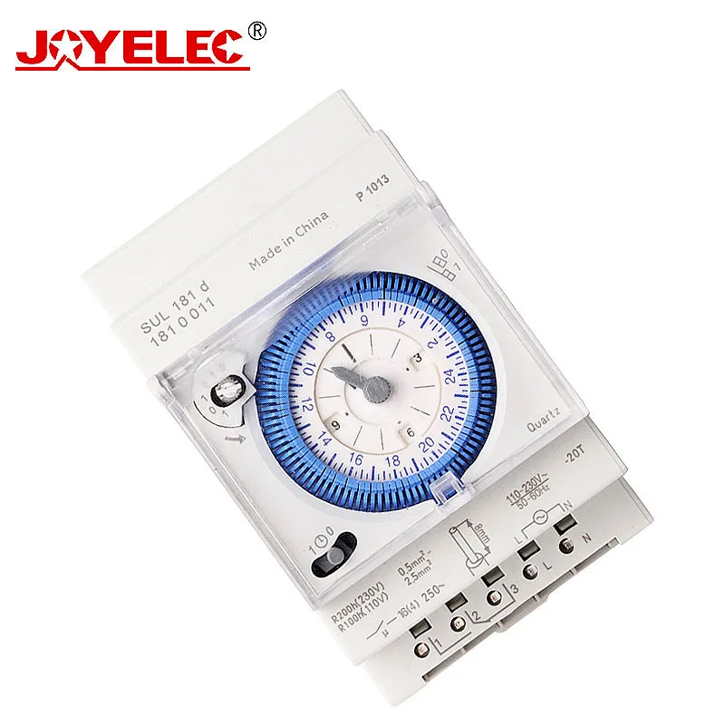High Quality 24Hours 15Min Timer Switch SUL181D 24 Hour Mechanical 230V