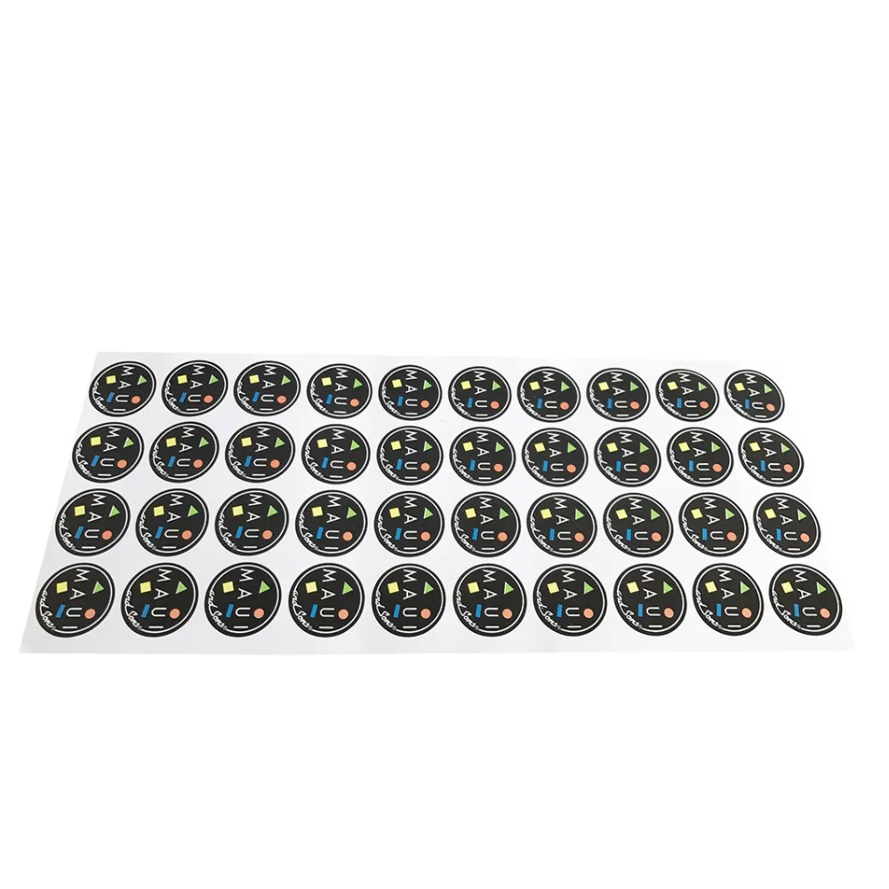 Matt Lamination Round Paper Adhesive Printing Stickers Shoes Label Sticker