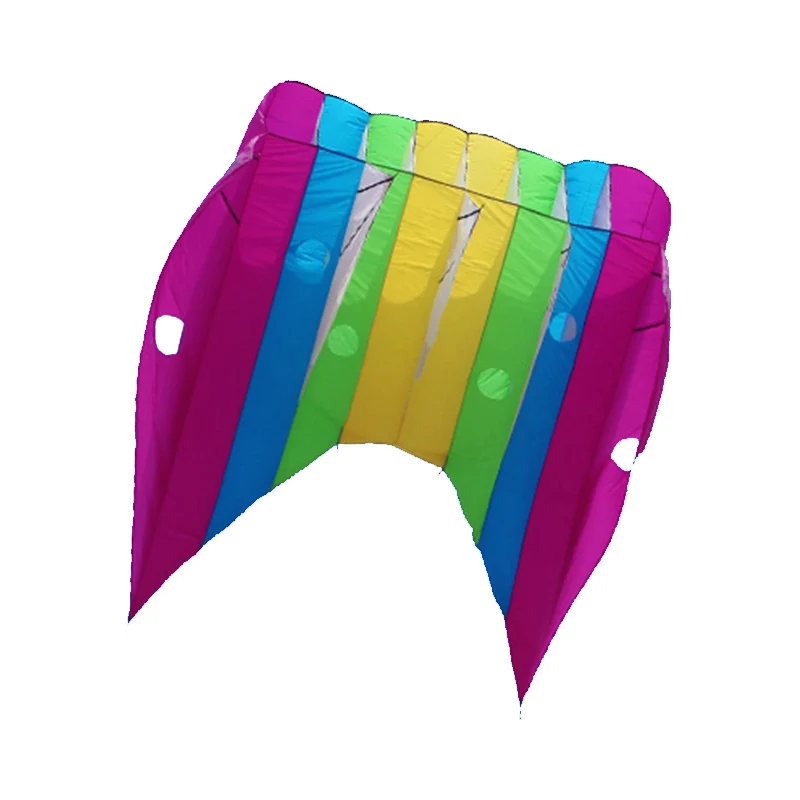 Big soft inflatable colorful pilot kite