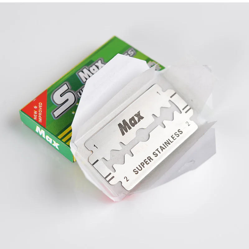 double edge brand name razor blades made by professional razor blade factory