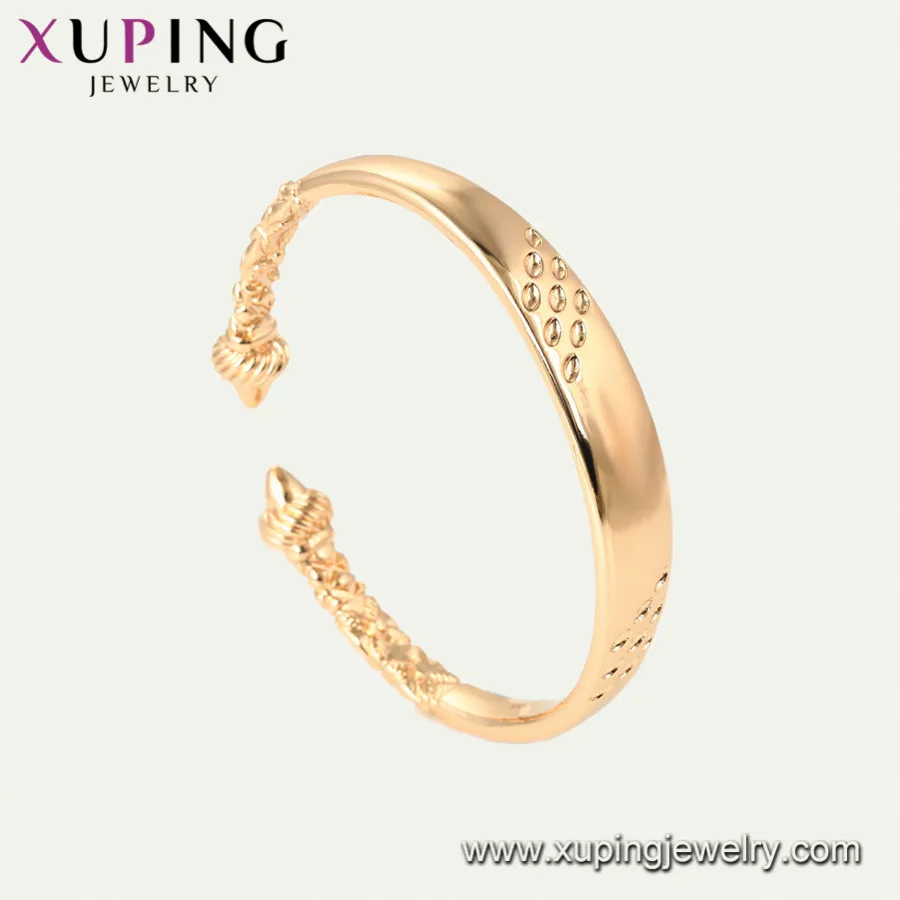 52091 xuping 18K gold color Elegant Women fashion jewelry bangle