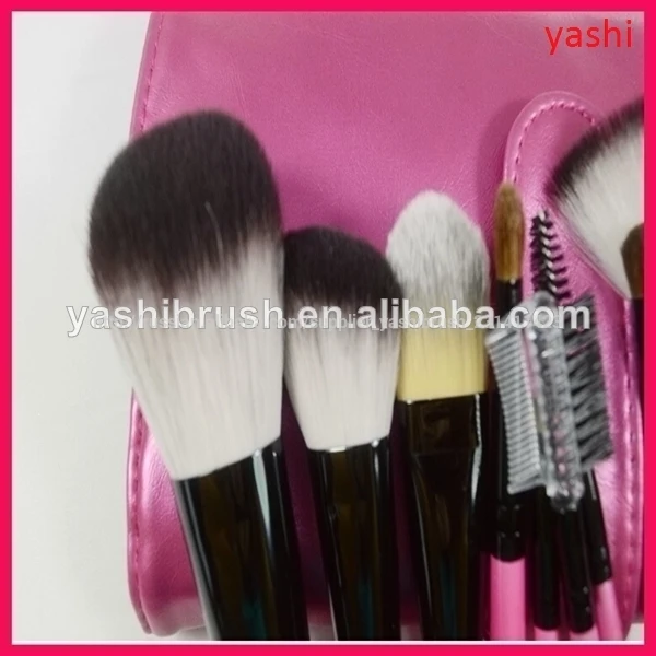 новый дизайн 11 шт верблюжьей шерсти деревянной ручкой макияж щетки