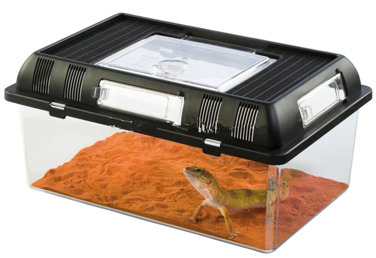 Portable Plastic Reptile Breeding Cage For Insect And Small Reptile Keeping