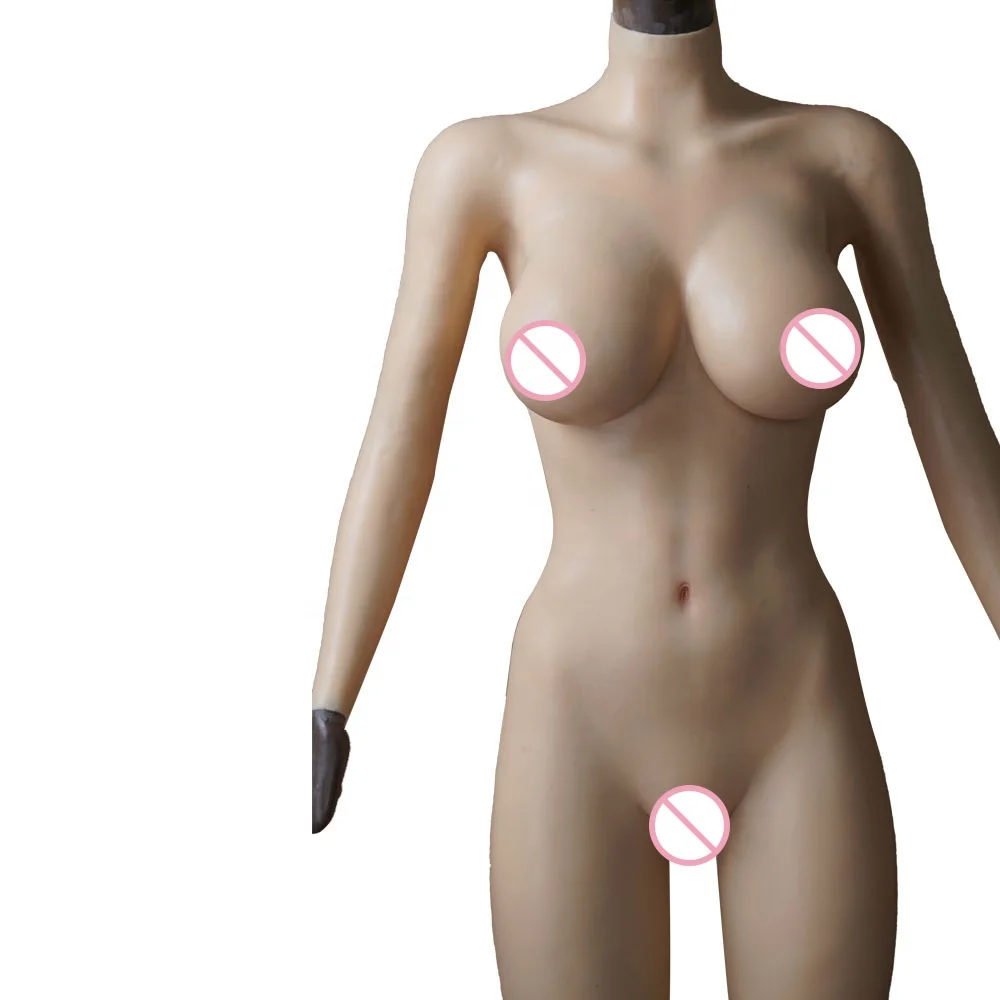 
Silicone Female Cyberskin Full Body Suit One-Piece Tight Zentai Transgender Pussy Breast Form Crossdresser 