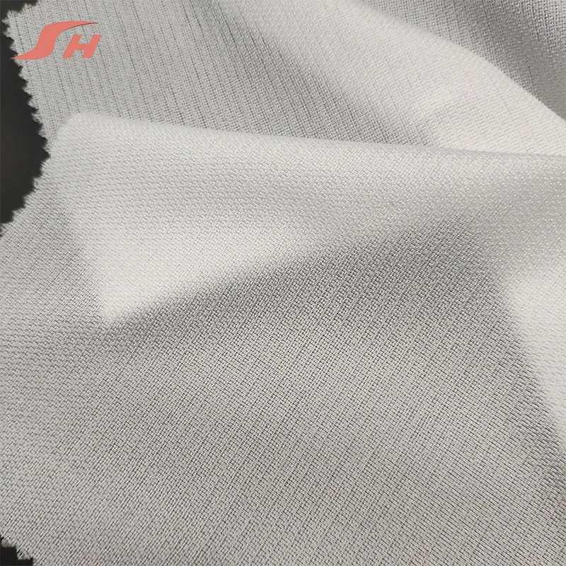 
Wholesale china factory 100D woven garment fabric interlining for cap 