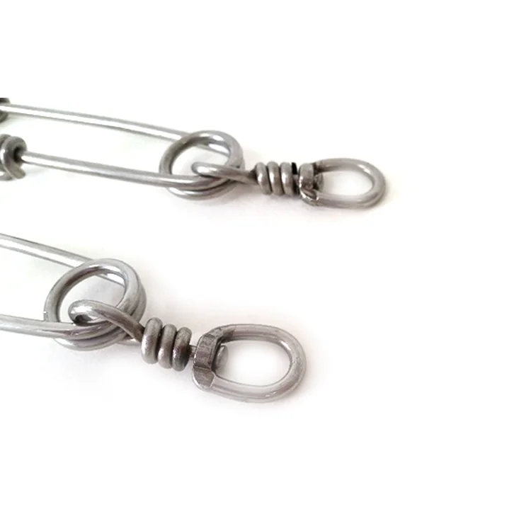 Stainless Steel Fishing Swivels Snap Speargun Float Line Fishing Snap Swivels