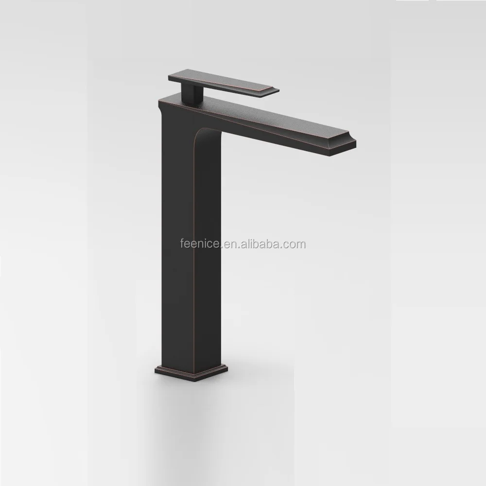 Modern Sanitary Hot/Cold Water Mixer Deck Mounted Bathroom Washing Basin ORB Faucet Single Lever Metallic Taps