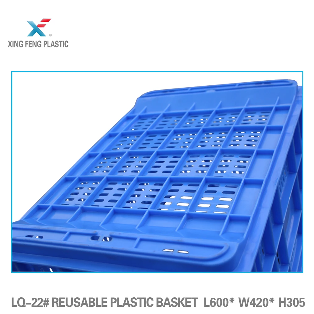 Bread baskets plastic food crate with competitive price 600*420*305mm