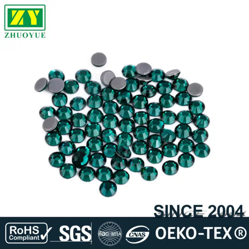 High Quality Korean Austrian Mc Champagne Glass Crystal Stone Manufacture Factory Colorful Hotfix Rhinestone for Clothes Shoes