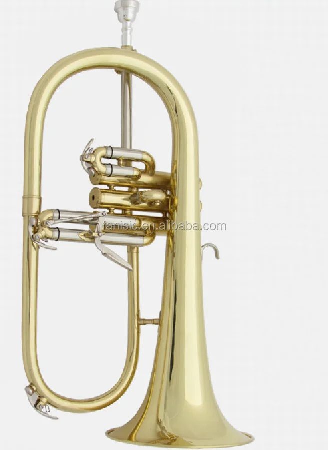 
Hot Sale Gold Lacquer Flugelhorn 