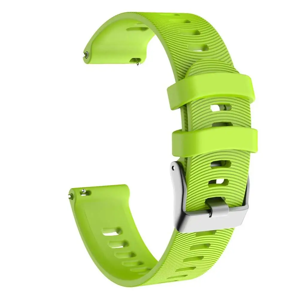 20mm Quick Release Soft Silicone Watch Bands for Garmin Forerunner 245 Music Smartwatch