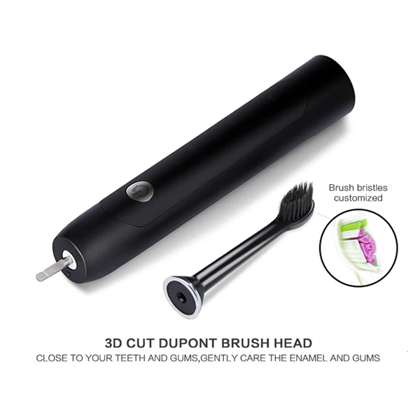 Replaceable Toothbrush Head Electric Home Use Sonic Tooth Brush Soft Bristle Adult Abs+dupont Nylon Bristles Acceptable IPX7