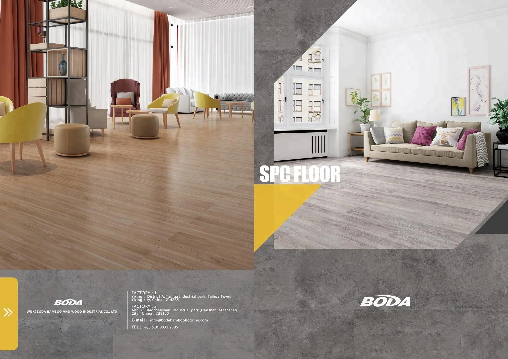 Popular Vinyl Rigid Core SPC Plastic Flooring