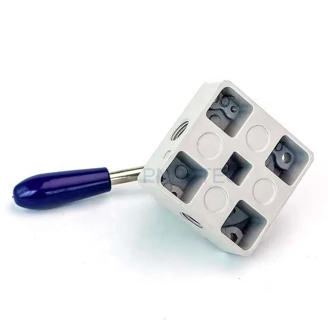 PNEUTEC 4HV TSV Series TSV400 4 way aluminum pneumatic manual hand Operating air switch valve