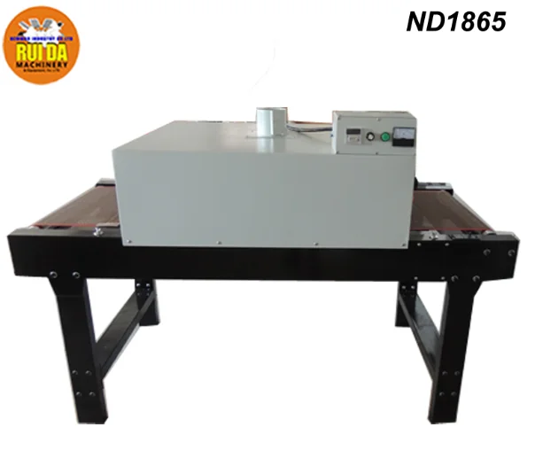 ND1865 IR tunnel dryer power saving for T-shirt screen printing conveyor tunnel dryer