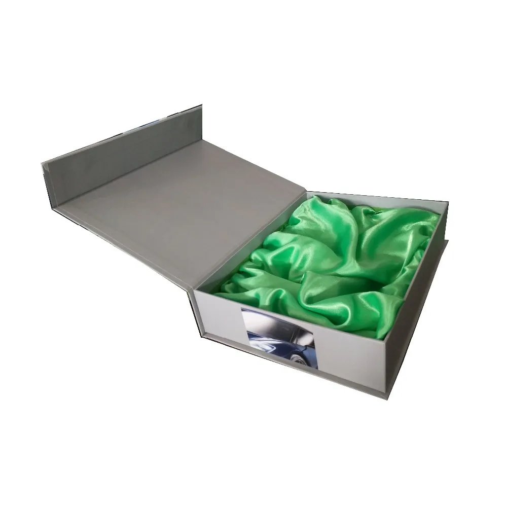 High end luxury clothing product cosmetic folding packaging cake box