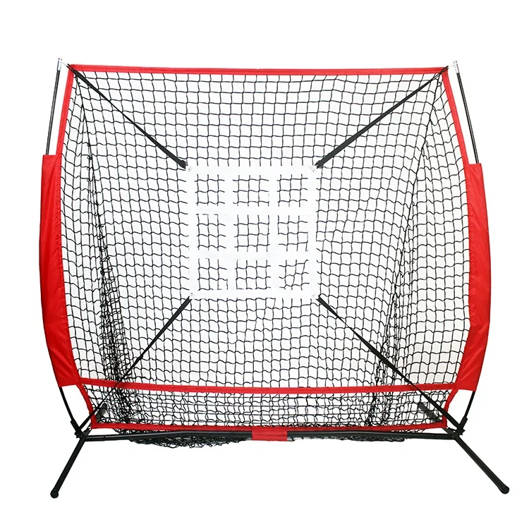 5FT Portable Folding  Baseball Hitting Net Softball Goal Baseball Practice Net
