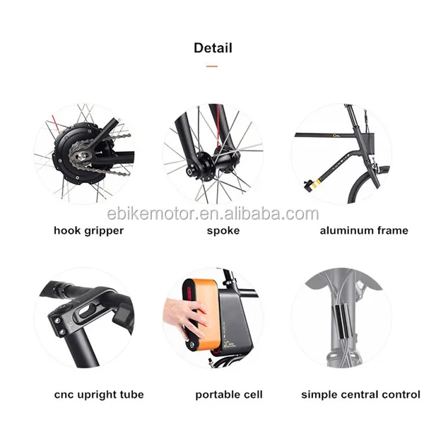 
20 inch Yunbike C1 250w electric city bike 