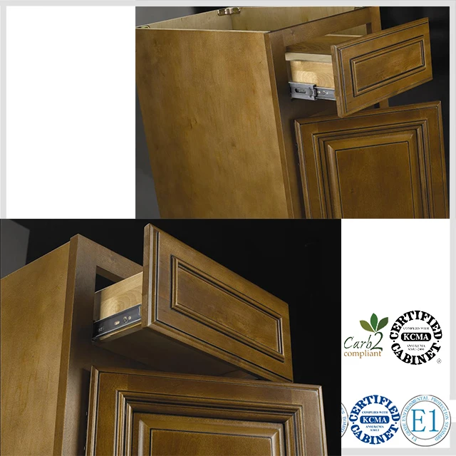 
Cheap Solid Wood Base Complete Kitchen Cabinet Set 