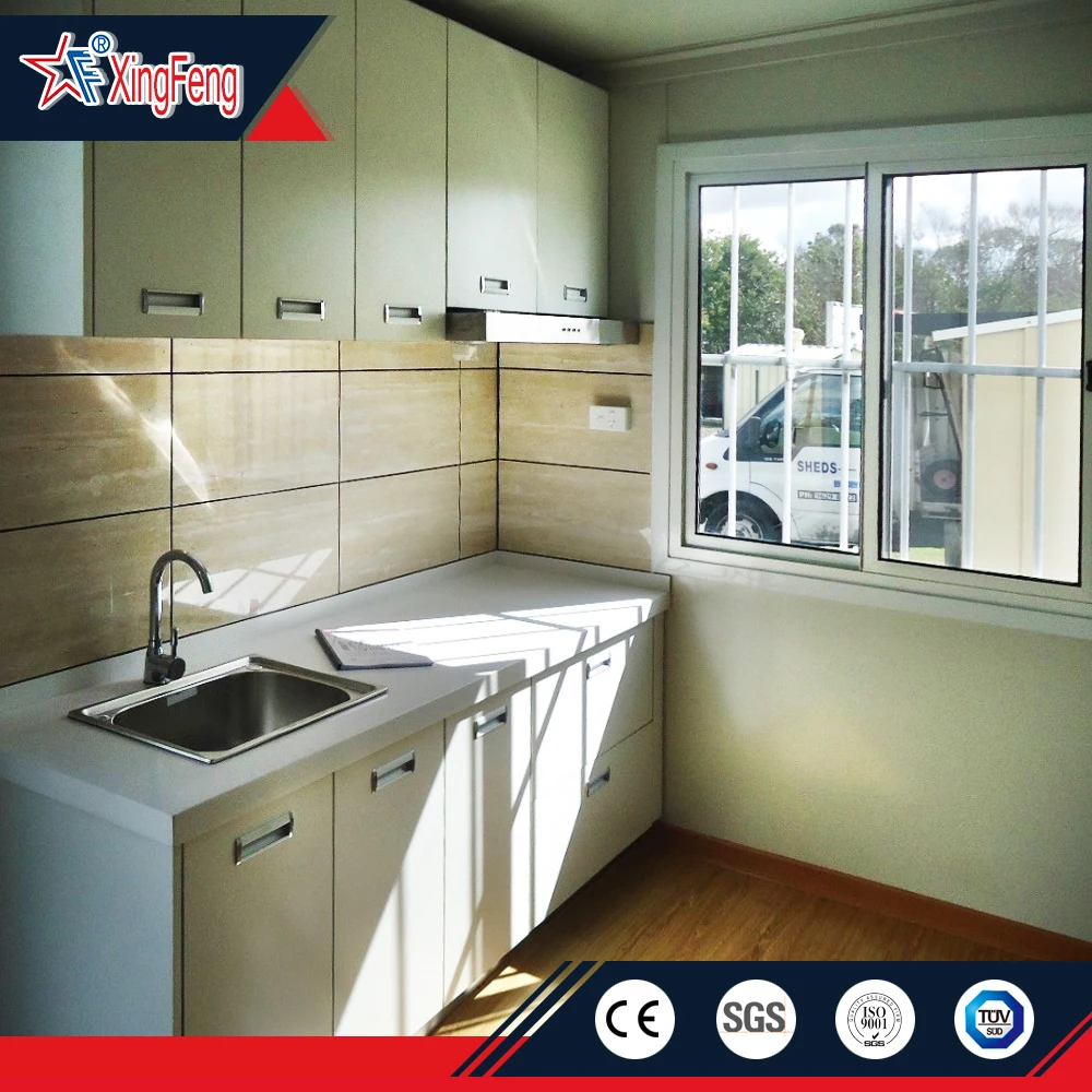 kit homes price/one bedroom prefabricated container homes/container house