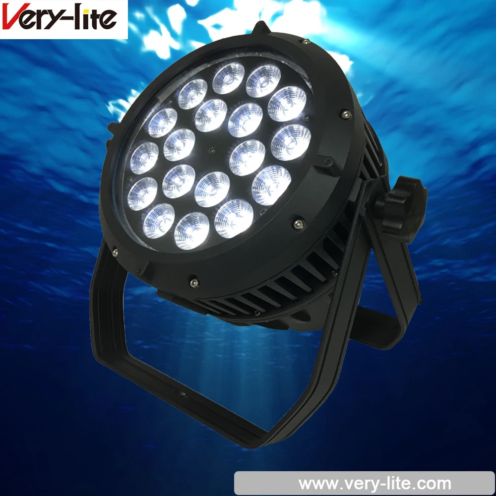 Par Led 18x18 RGBWA+UV 6in1 18pcs*10w rgbw 4in1 Led Par 64 can Stage Light