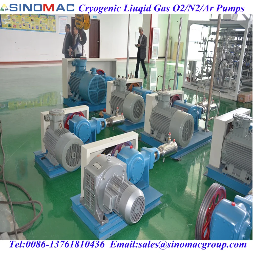 Cryogenic Liquid Oxygen Nitrogen Argon Gas Cylinder Filling Station Skid Pumps New Energy Liquid LNG CO2 Hydrogen Loading Pump