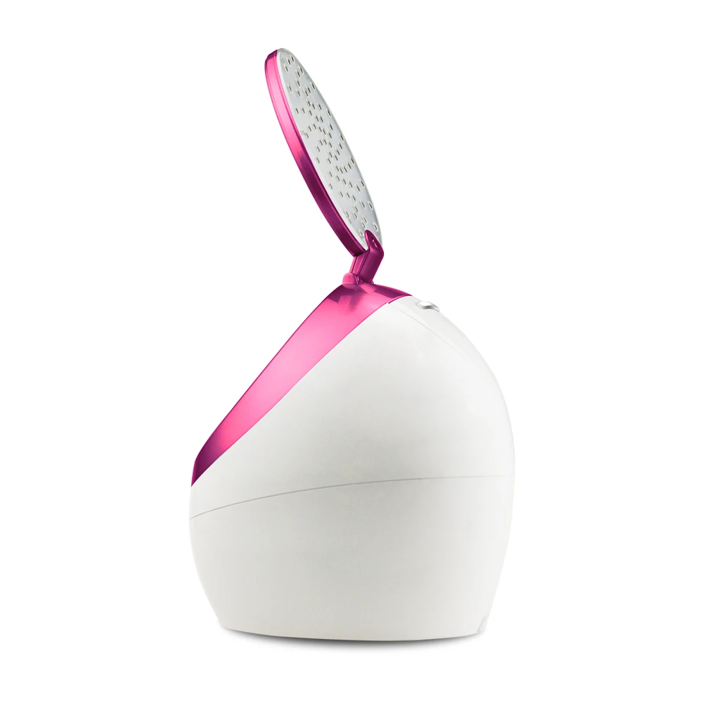 
Built-in LED beauty mirror odorless nano steam deep cleansing moisturizer face facial steamer 