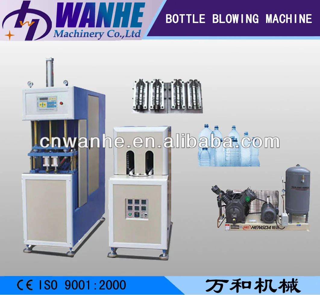 
Water plastic bottle moulding making machine hz-880 semi-auto pet blowing machine 