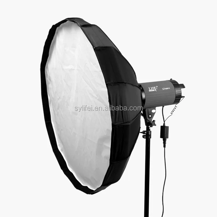 
Hotsale Cloth Beauty Dish /Softbox with Grid 120cm Silver Inside 