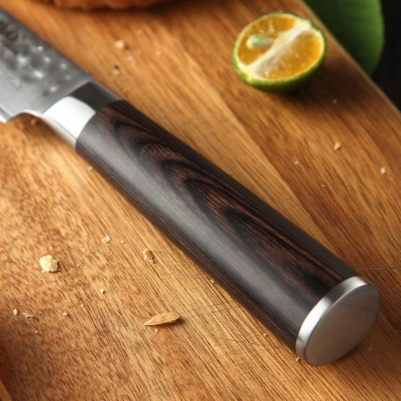 8 inch professional Damascus steel kitchen bread knife