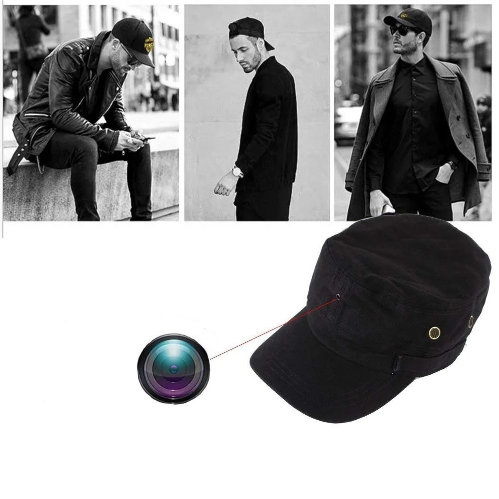 1280*720P HD Wearable WIFI Camcorder Hat Camera Hidden cap Portable DV wireless Wearable IP P2P DVR Cam PQ235