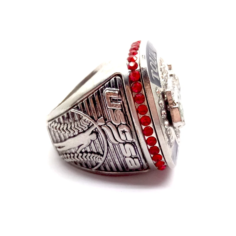 Custom USSSA Tournament Finalist Youth Baseball Championship Rings For Boys