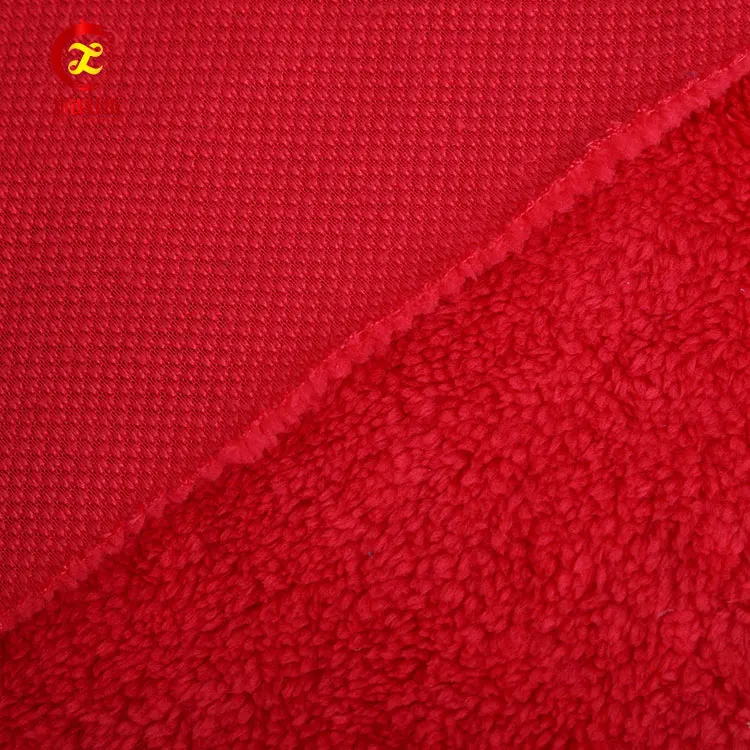 Wholesale china polyester fleece manufacture sherpa fabric for blanket