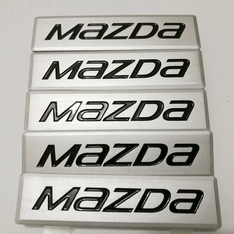 
Custom Car Floor Mat Metal Emblems Badges Logo for Mazda 