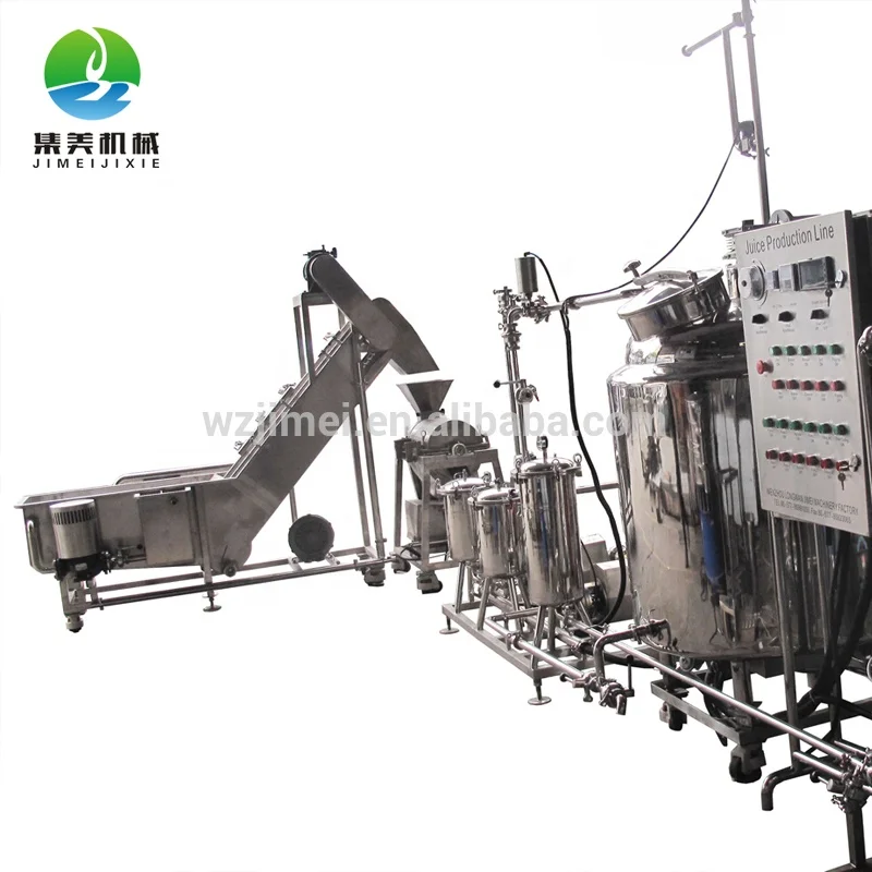 
2019 Manufacturer of wholesale small scale natural fruit juice production line 