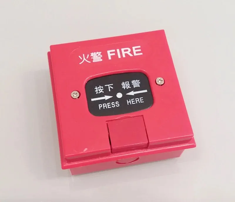 24V DC  Fire Alarm Manual Call Point Break Glass Emergency Button