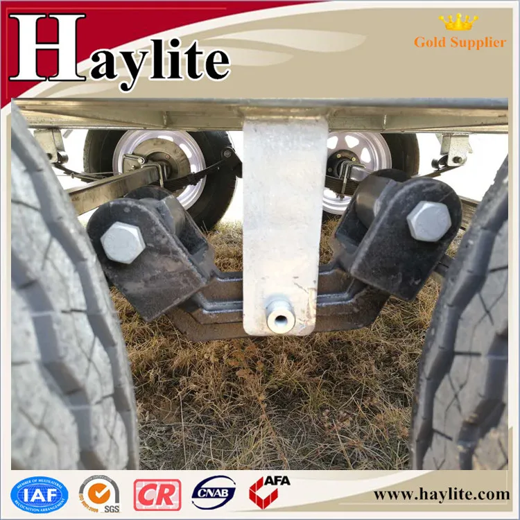 Tandem Axle Livestock Trailer Sheep Trailer with Cage Qingdao Supplier