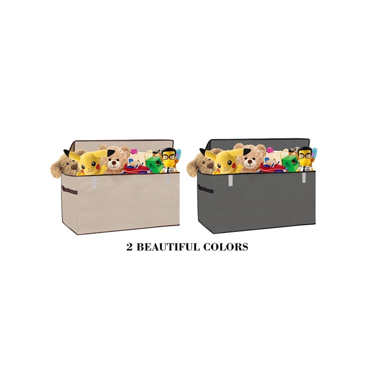 Custom Made In China High Quality Foldable Fabric Storage Box , storage cube for storaging doll toys